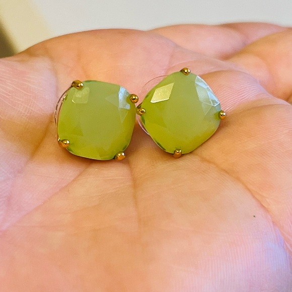 Kate Spade Jadeite Cabochon Earrings